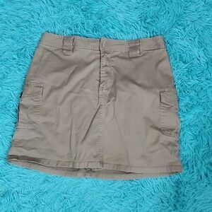 Sonoma Military Green Cargo Above the Knee Skirt